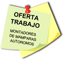 Oferta de Trabajo para montadores autonomos